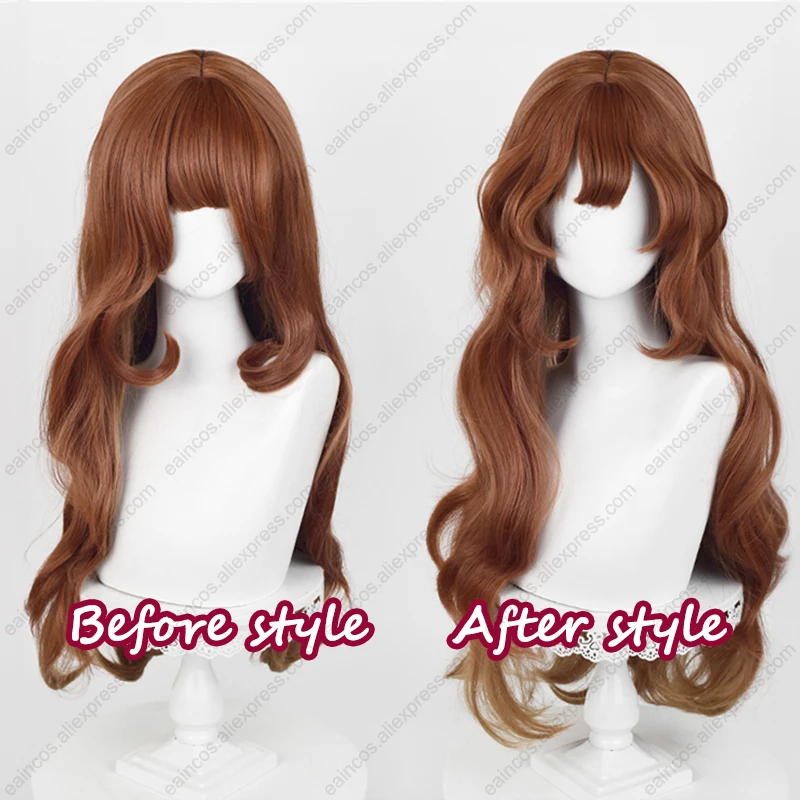 Little Girl Eurydice Cosplay Wig 78cm Long Mixed Color Wigs Heat Resistant Synthetic Hair Halloween Party