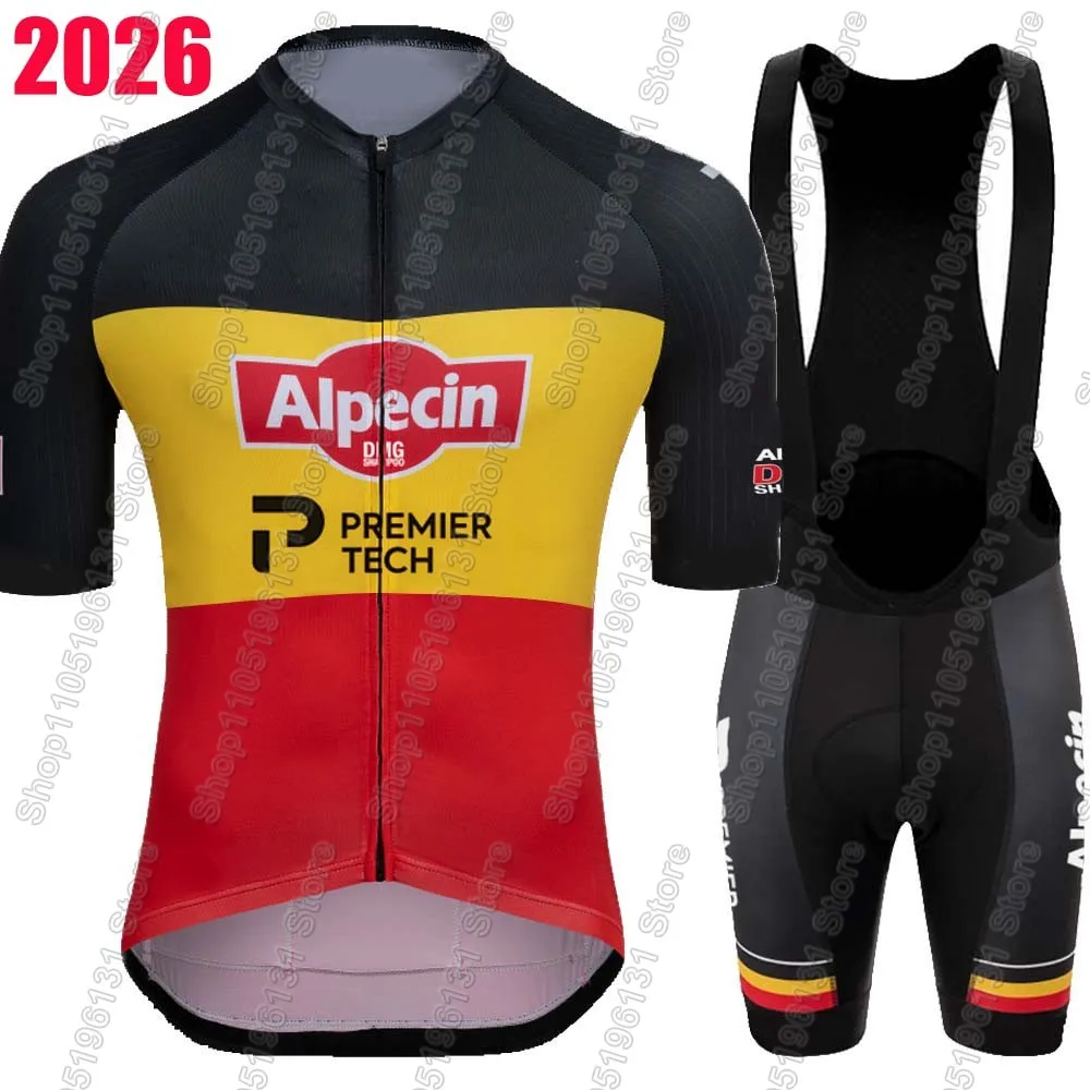 

Комплект велоформы Alpecin Premier-Tech Team 2026 года (Бельгия): веломайка, велошорты, костюм для шоссейного велосипеда, велоформа для MTB