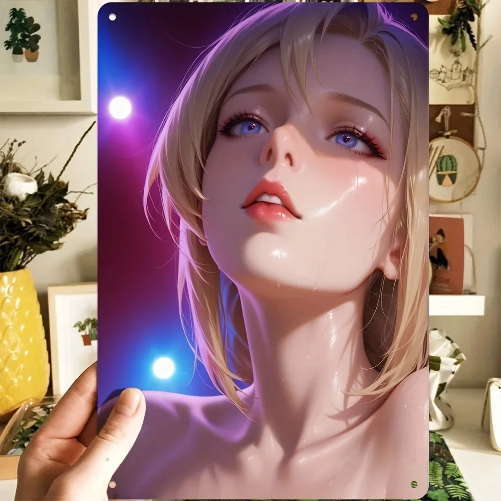 

Vintage Art Deco Wall Decor - Retro Tin Metal Sign 8x12 Inch, Funny Quote Plaque for Home, Bar, Cafe | Unique Ramadan & Valentin