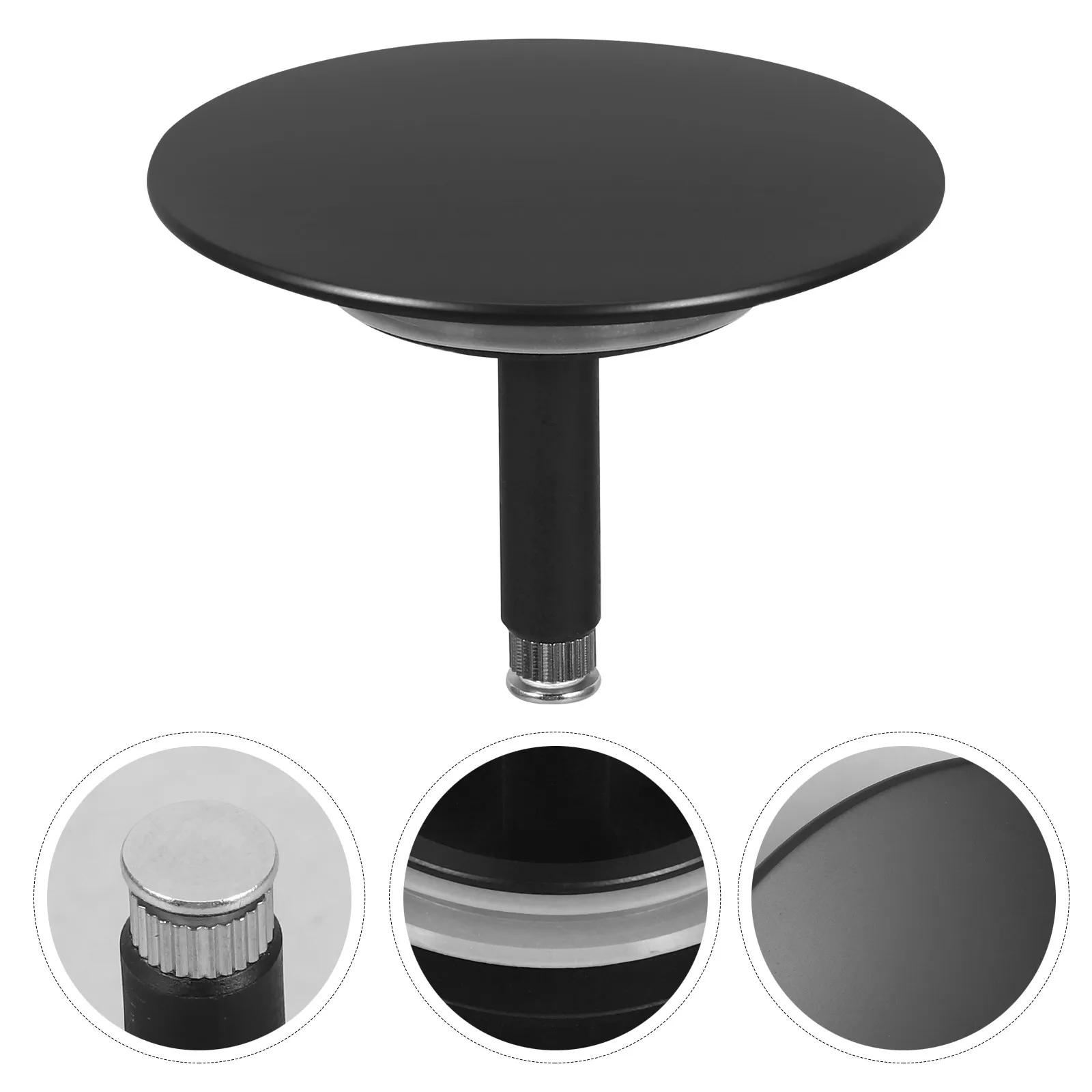 

70Mm Snap in Round Bathtub Drain Cover Shower Tub Replacement Stopper with Sturdy Seal Hair Catcher for Bathroom Leak Prevention