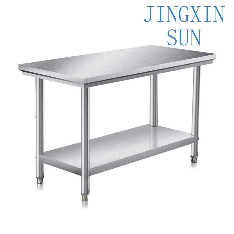 Factory direct sales custom modern stainless steel kitchen workbench commercial restaurant workbench