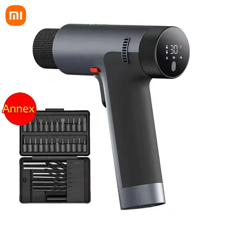 Mijia Smart Brushless Smart Home Electric Drill Smart Screen Displays Multi-function Home DIY Screwdriver Power Tool