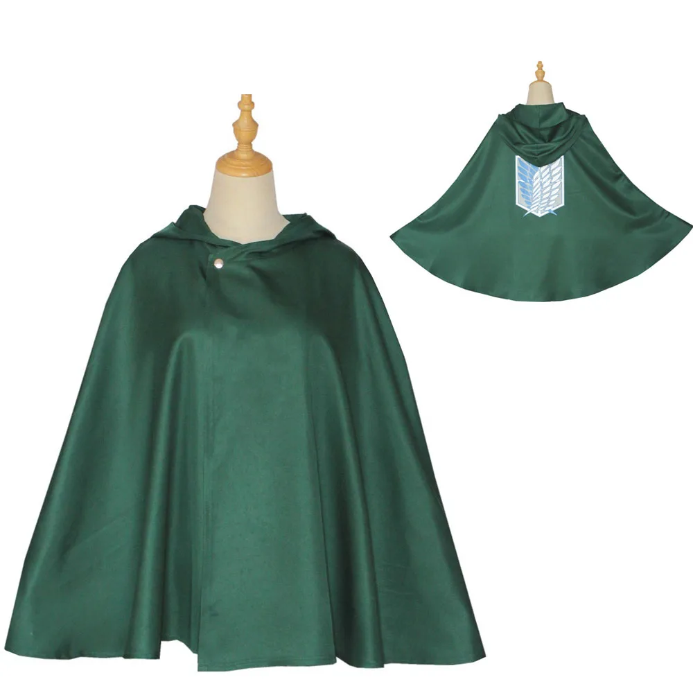 

Attack Anime Titan MikasaAckerman Bdult Cloak Birthday Dress Cosplay Costume Photography Props Investigation Corps Cloak