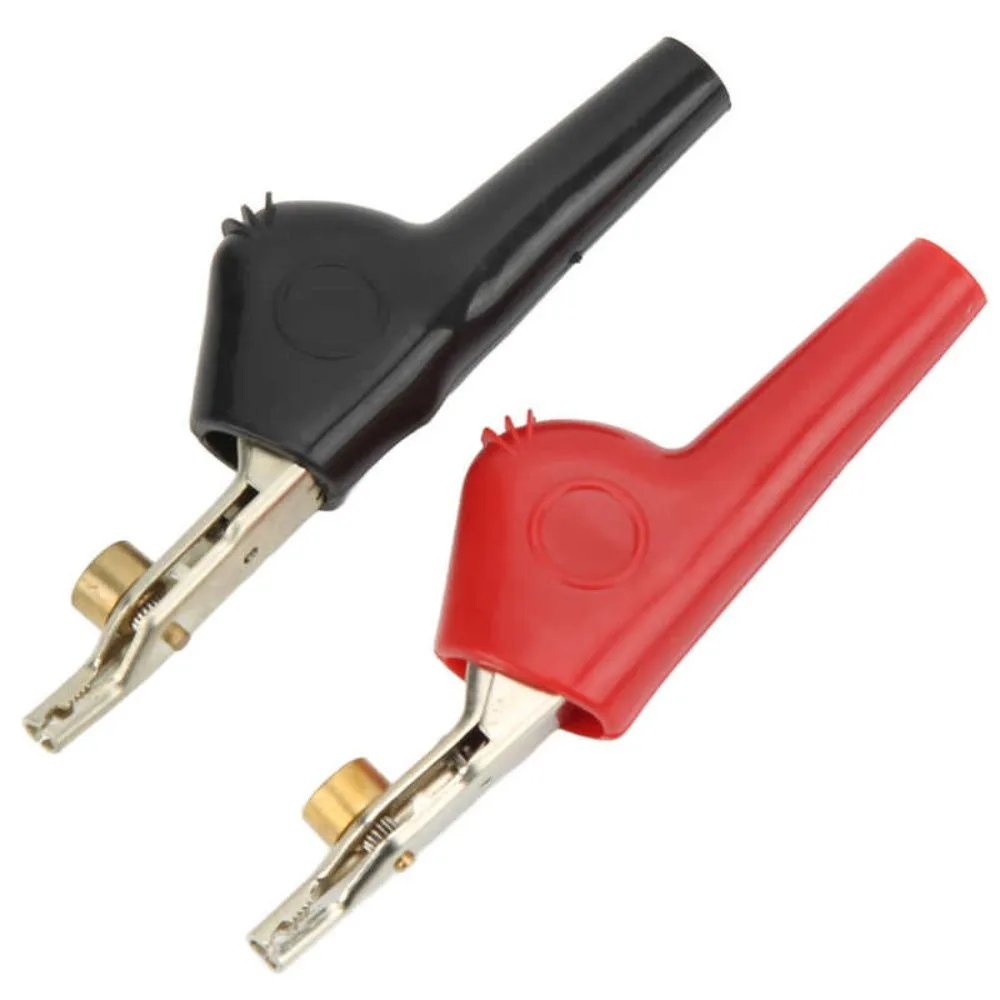 Car Repair Inspection Test Clips Testing Clamps Wire Crocodile Clip Corrosion Resistant For Electrical Projects For Automobile