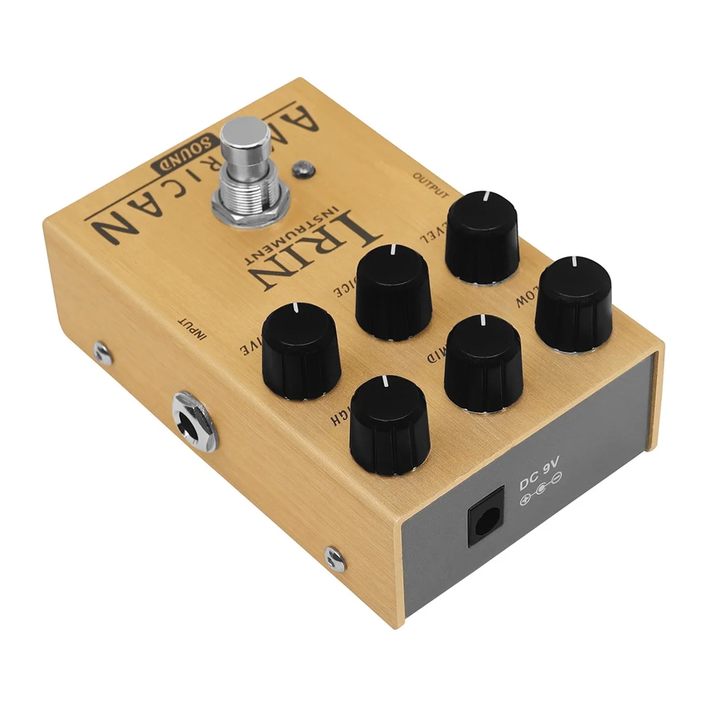 IRIN AN-34 American Sound AMP Simulator Pedal of FD 57 Deluxe Amplifier from Clean to Overdrive Sound for Electric Guitar Effect image 4