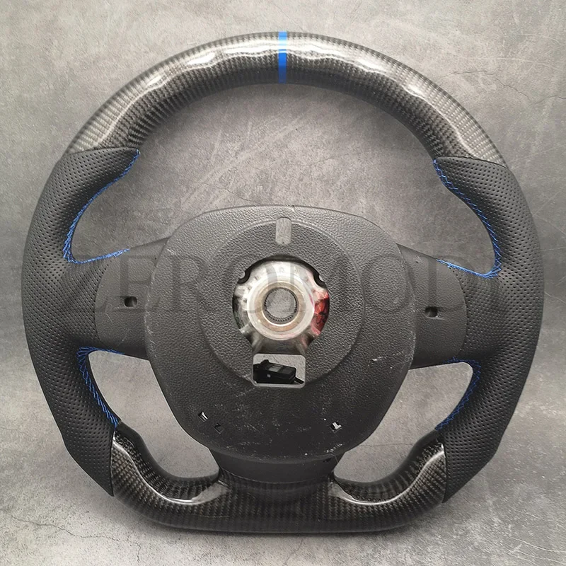 Private Custom Carbon Fiber Leather Steering Wheel For Renault Koleos Kadjar Megane 4 Talisman 1.6 Tec 2017 2018 2019