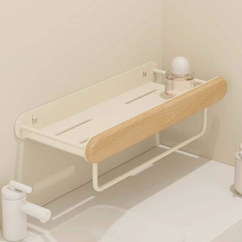 

Cream wind bathroom shelves, toilet shelves, log toilet sink, sink shower room, wall mounted