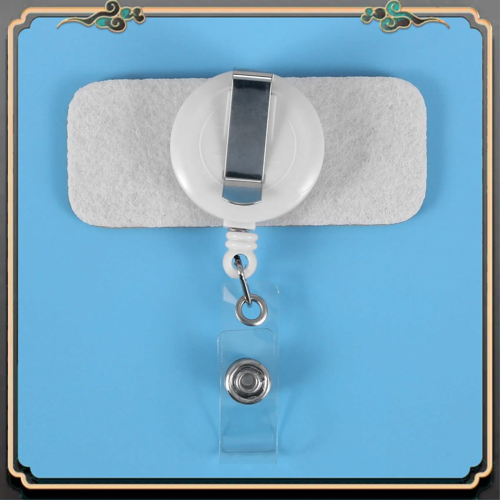 

ASMA-Nurse Badge Reel Holder - 3 Pack - RN Badge - Band Aid Badge Reel - Perfect Nurse Gifts For Women