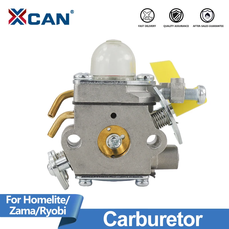 

Карбюратор XCAN (1 шт.) для триммера-воздуходувки Homelite 26cc 33cc, аналог ZAMA C1U-H60, замена 308054034, 308054003, 308054028, 308054015