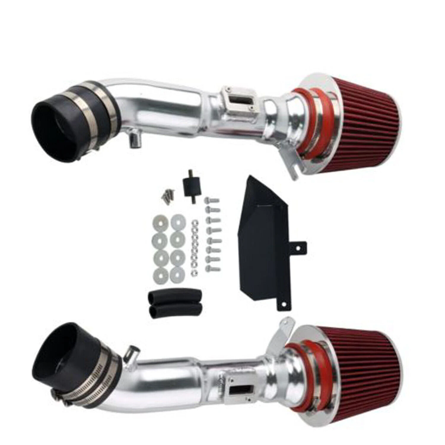 tuning Engine Cold Air Intake Kit + Red Filter For 09-20 370Z / 08-13 G37 3.7L V6