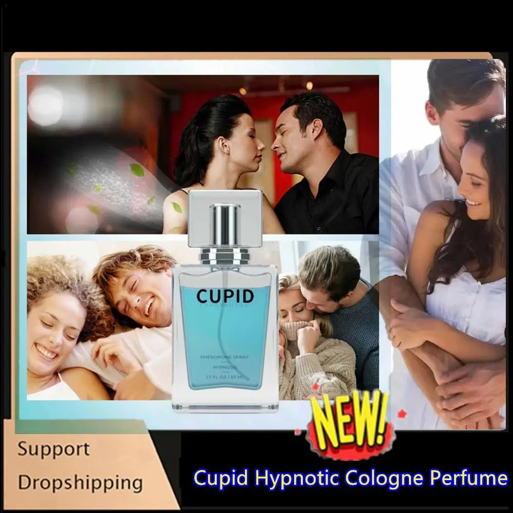 50ml Cupid Charm PerfumesOriginal Perfume Spray Long-lasting For Men Eau De Parfum Spray Long-lasting Pheromones Gift