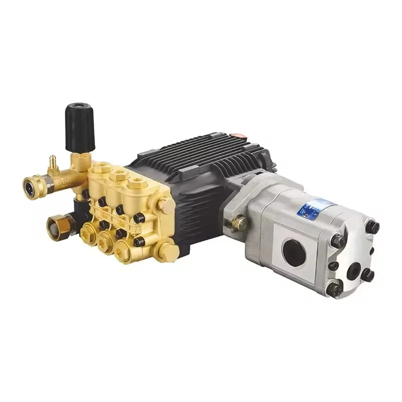 High Pressure Washer Pump DBD-H Brass Triplex Plunger Pump 206Bar 2-4GPM Hydraulic Motor drive Piston Pump for Washing Machine