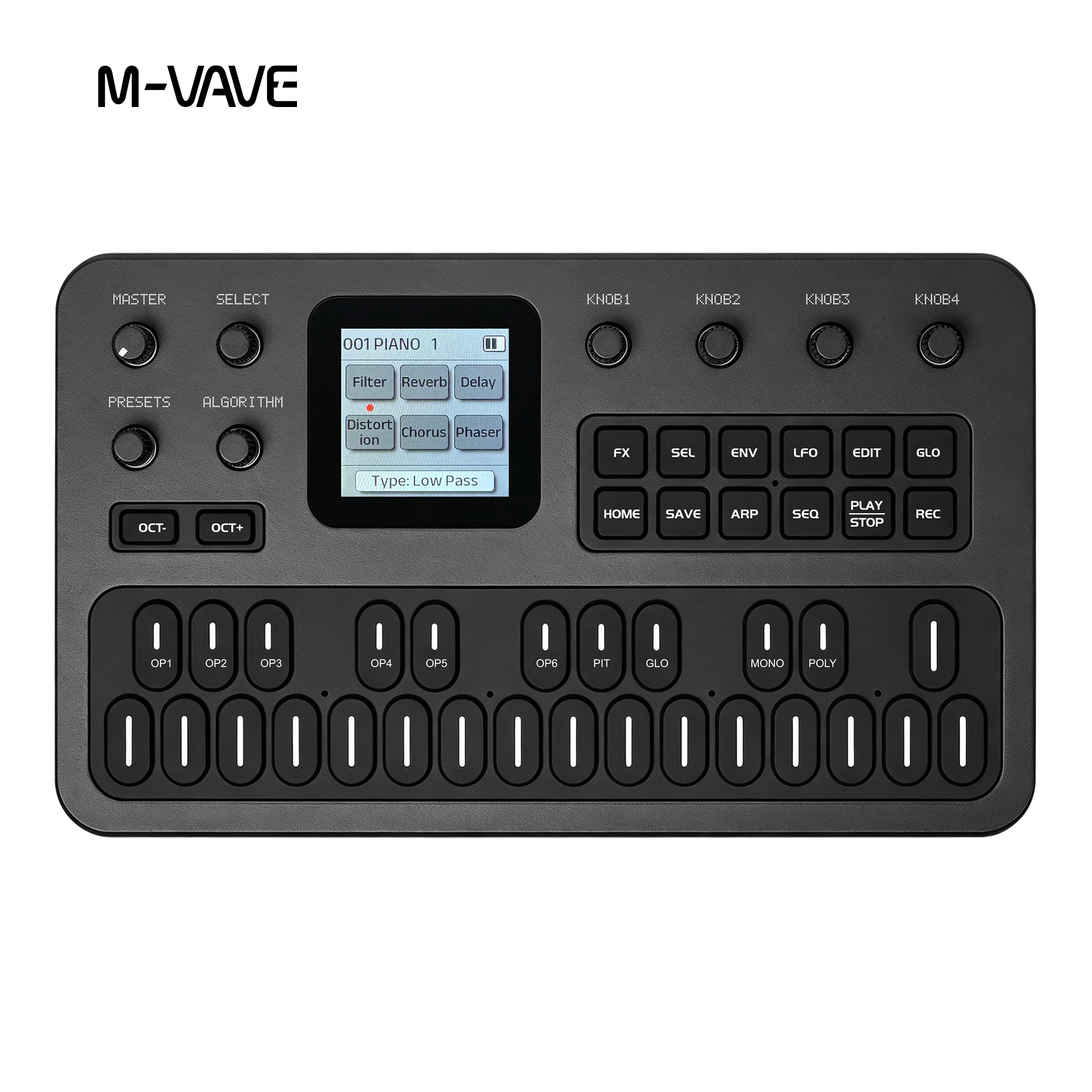 m-vave-fm-1-sintetizzatore-fm-a-6-operatori-tastiera-midi-portatile-arpeggiatore-sequencer-ed-effetti