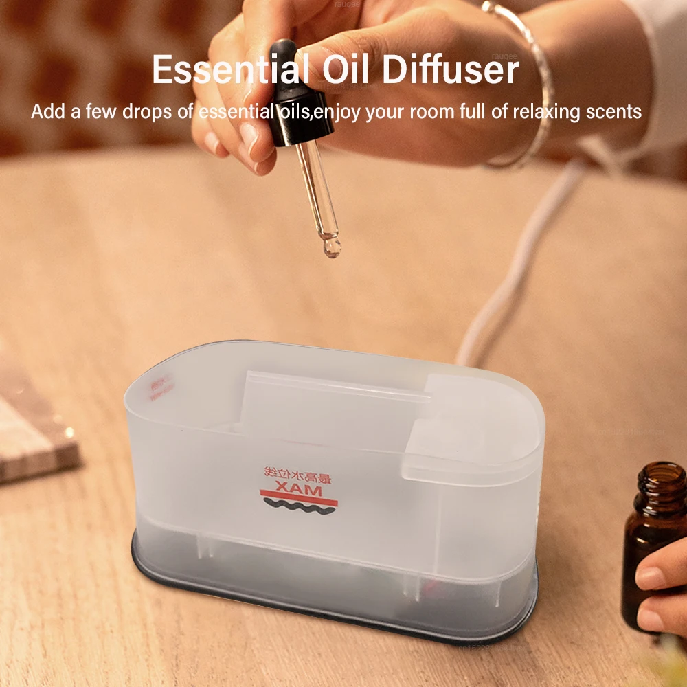Flammen-Luftbefeuchter Aroma-Luftbefeuchter Ätherisches Öl Diffusor Mini Heim-Luftbefeuchter Feuer-Aromatherapie-Luftbefeuchter mit LED-Licht – Detail 4