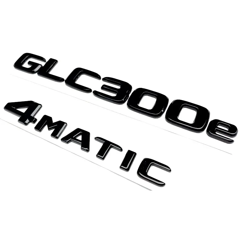 3D ABS GLE300d GLE350d 4MATIC for  MERCEDES REAR TRUNK EMBLEM BADGE NAMEPLATE DECAL Accessories