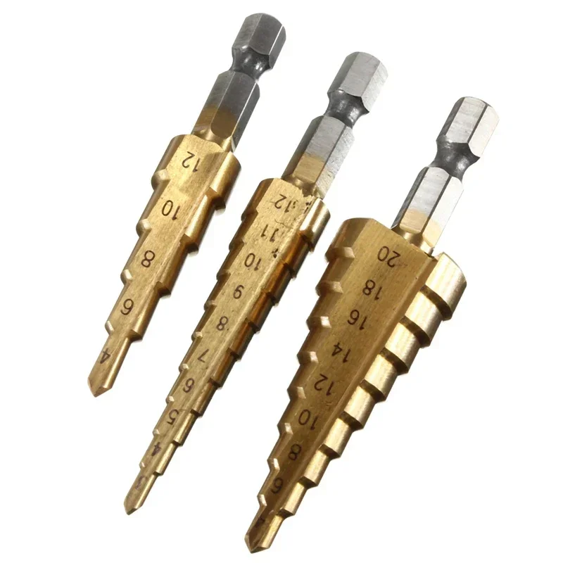 Imagem -03 - Xnemon Pcs 312 mm 4-12 mm 420 mm Brocas de Titânio Hss 4241 Ferramentas de Brocas Elétricas