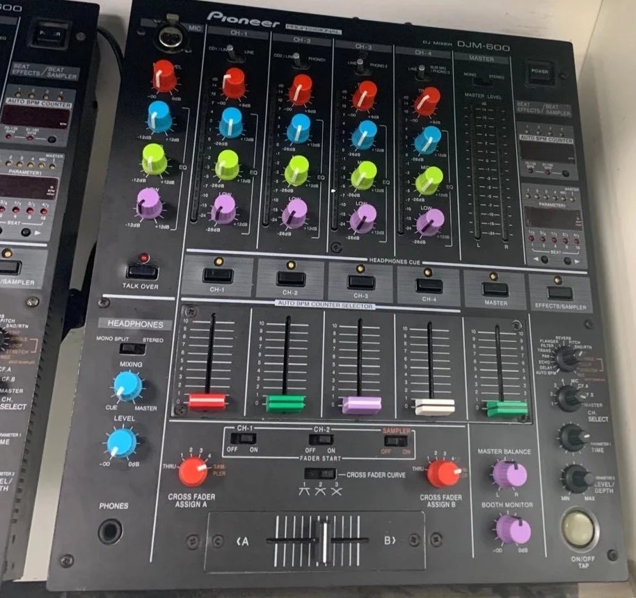 Pioneer DJM600 Mixing Console Panel PC Sticker Djm-600 Film Black and Pearl White.Not A DJ Panel!