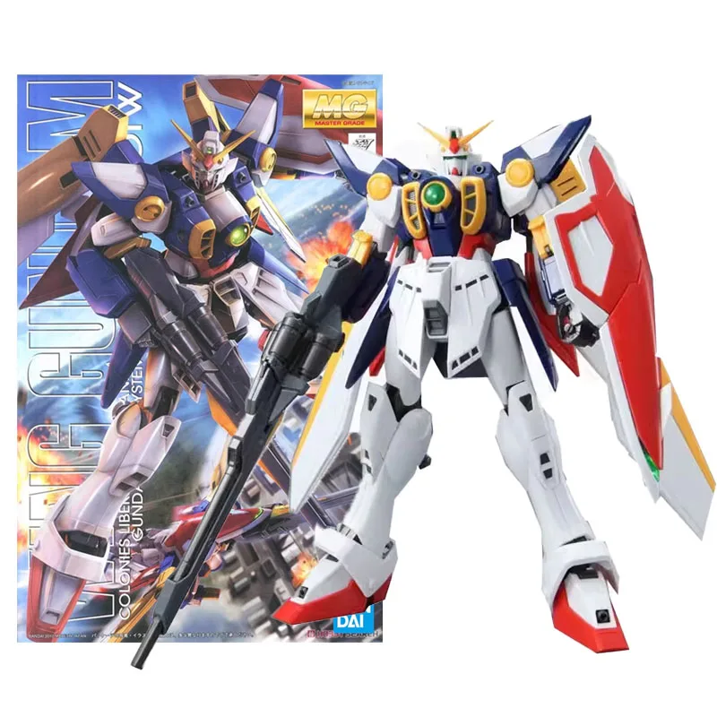 

BANDAI MG Wing Gundam масштаб 1/100 мобильный костюм Gundam Wing Gunpla пластиковая модель в сборе/сборка аниме экшн-фигурки Tosy