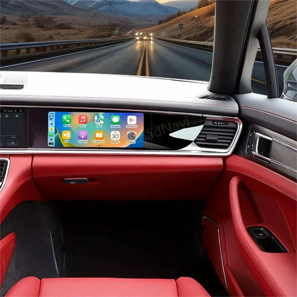 10,9-дюймовый автомобильный радиоприемник второй пилот, пассажирский развлекательный экран с Carplay для Porsche Panamera 2017-2023