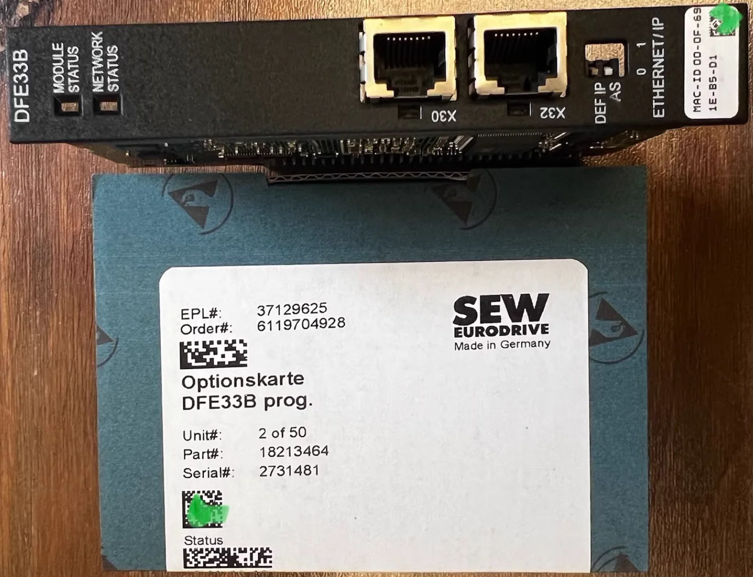 

Brand New DFE33B Communication Module，Fast shipping