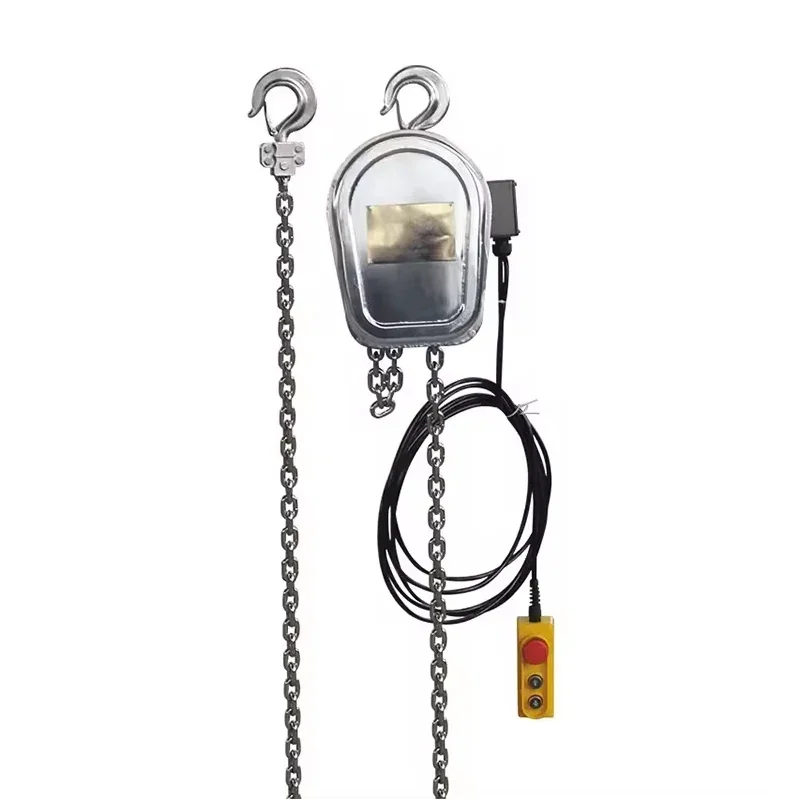 Wholesaled 1-5 Ton Electric Hoist Stainless Steel Chain Hoist 220V 380V Electric Chain Hoist