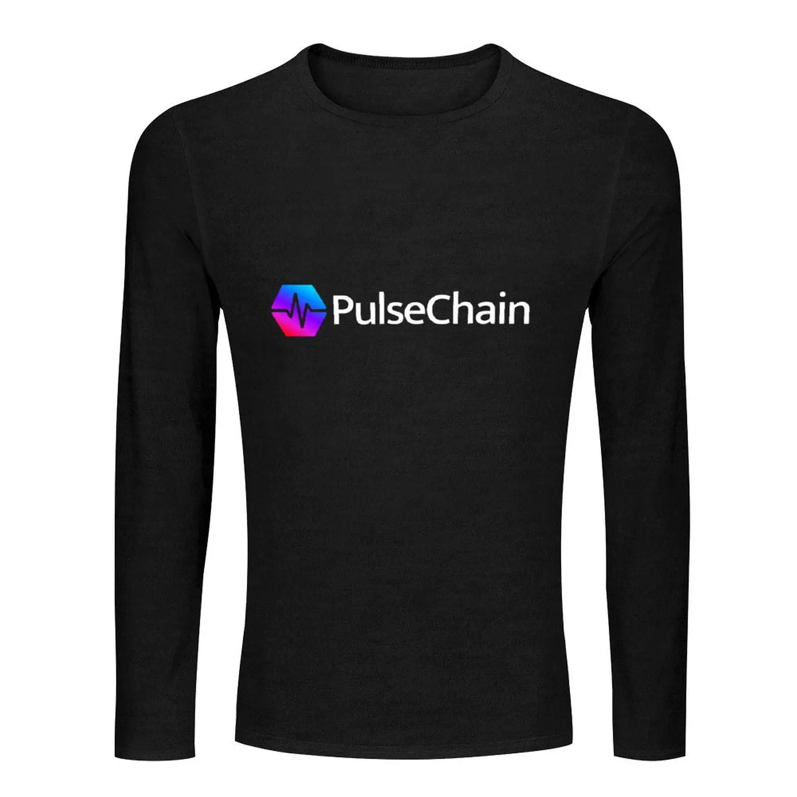 PulseChain Crypto PLS Long T-Shirt custom t shirt shirts graphic tees black t shirt mens graphic t-shirts funny