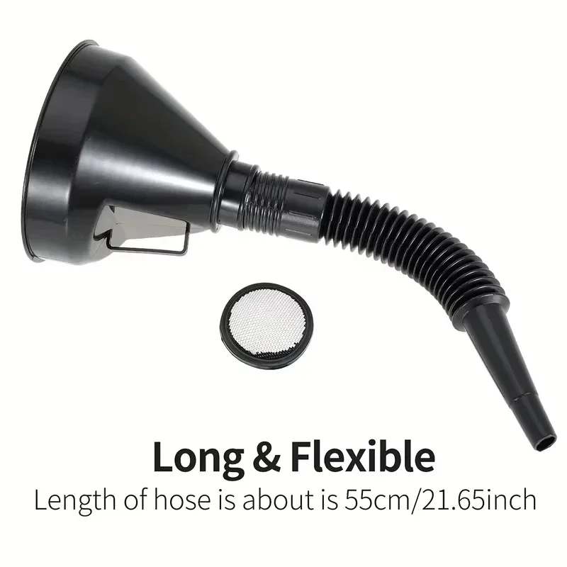 Spill-Proof Refueling And Oil Changing Tool with Wide Mouth And Handle for Easy Pouring And No Mess