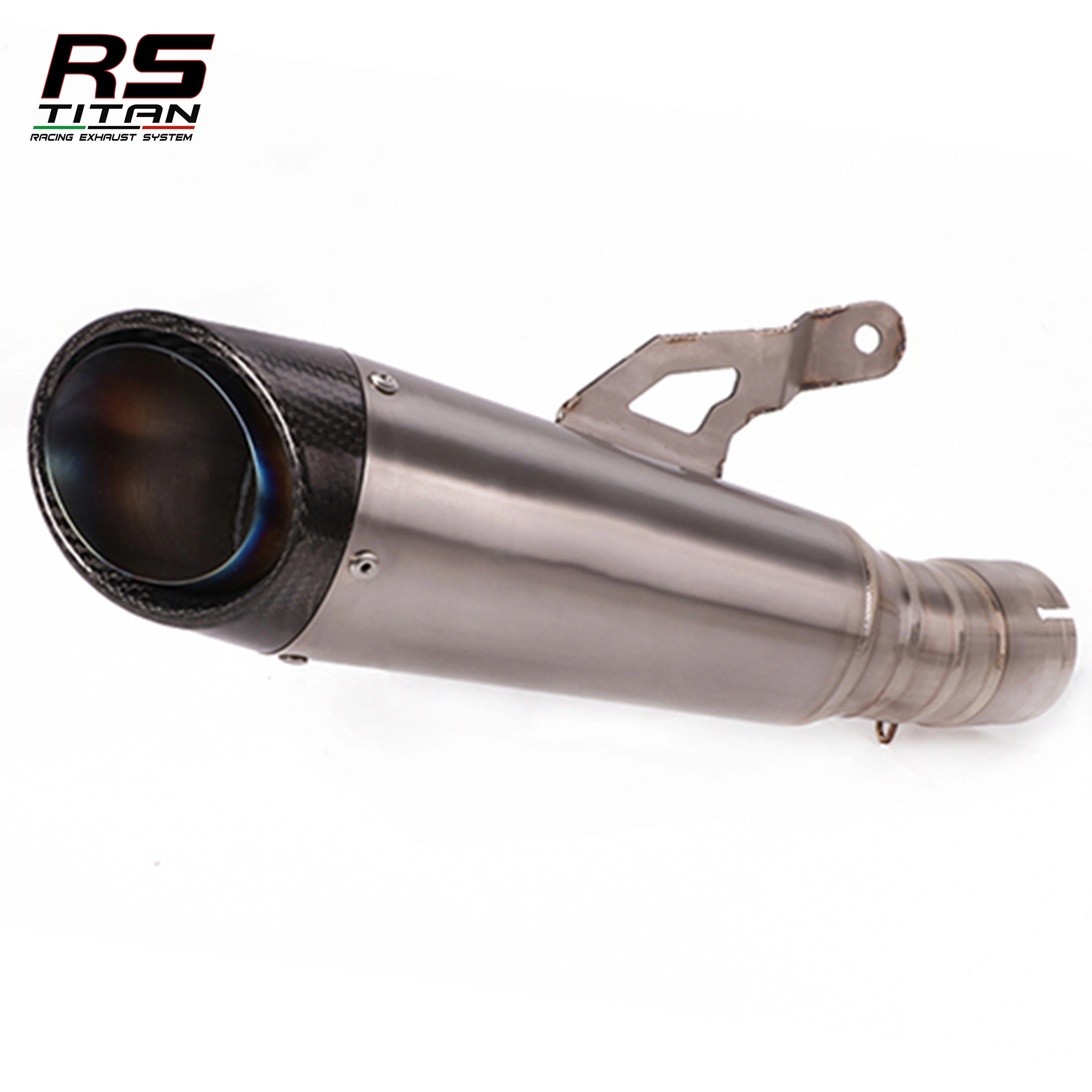 Modified Front Link Pipe Titanium Carbon Fiber Slip on for S1000RR Motorcycle Exhaust System 12 Carton Packing RS CN;GUA