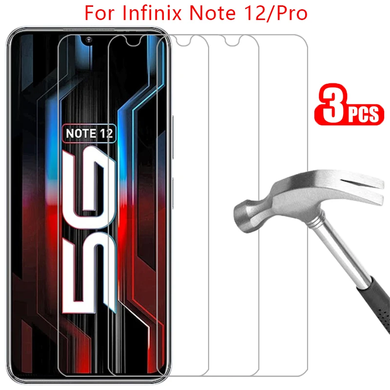 protective tempered glass for infinix note 12 pro 4g 5g screen protector on infinity note12 2023 g96 phone film glas infini not