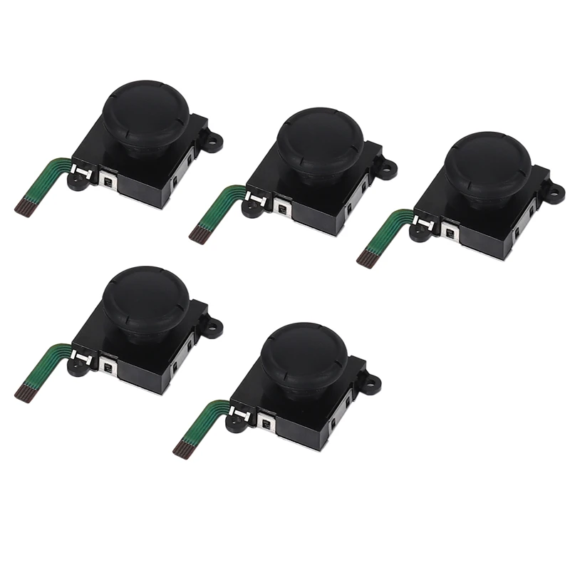 Substituição 3D Analógico Rocker Joy Stick para Nintendo Switch Controller, NS Gamepad, Joycon, Game Pad, 5pcs