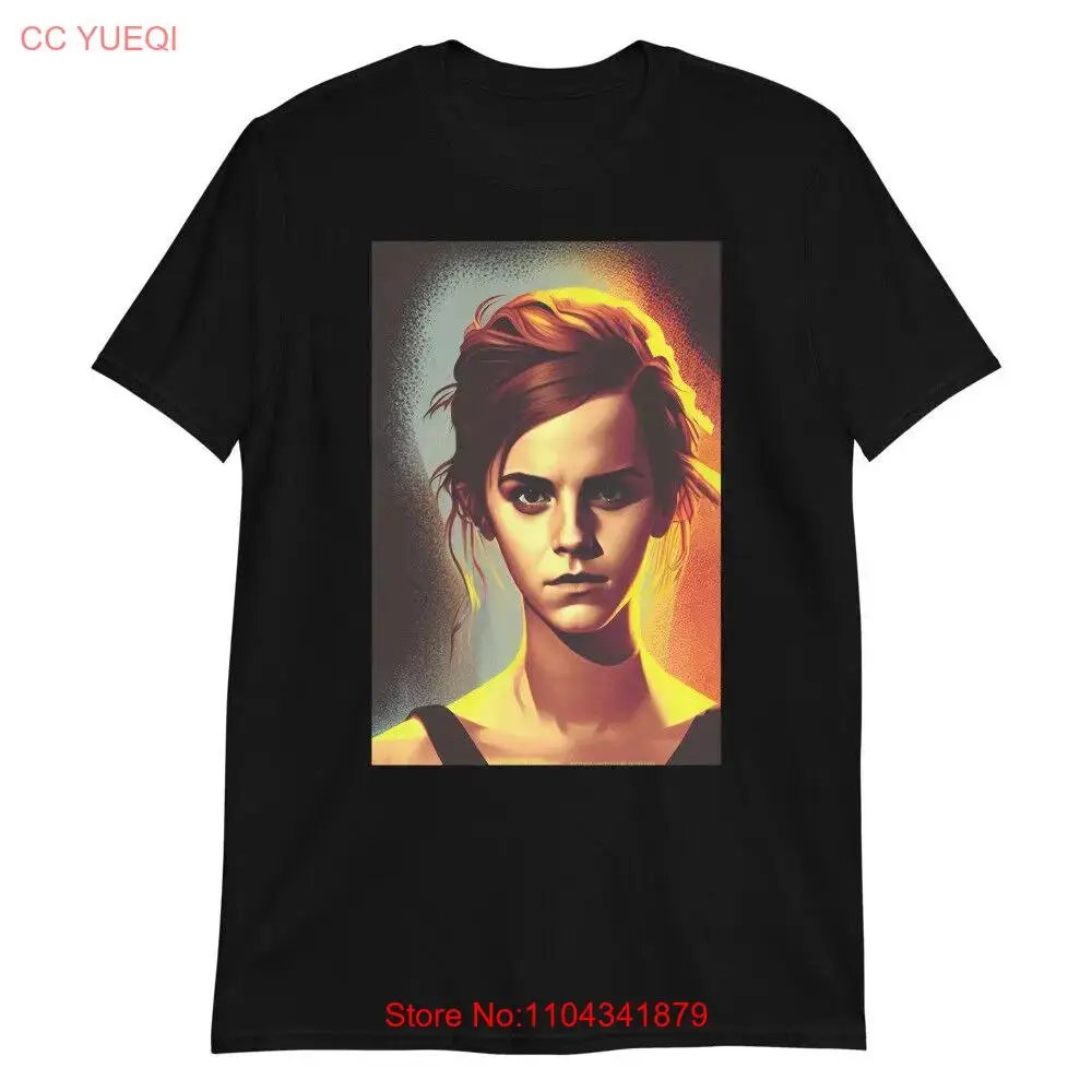 Young Emma Watson Short-Sleeve Unisex T-Shirt Sexy Fanart Fan Art Cute 90s 2000s