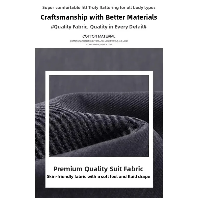 

Женский костюм с прямыми штанинами Bla, дра, весна-осень, длинные брюки с высокой талией, элегантные широкие брюки Westwear