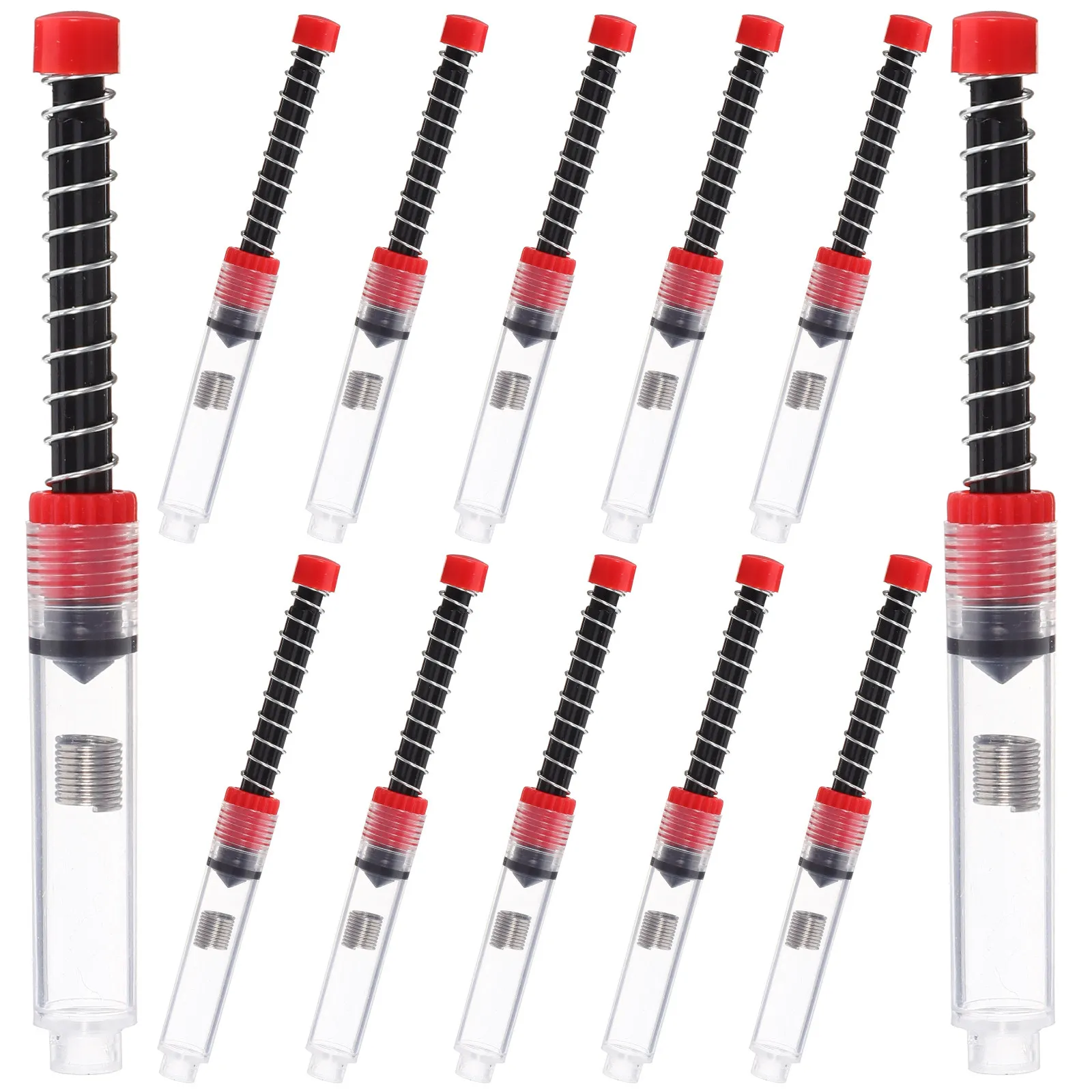 

12Pcs Elastic Ink Absorber Fountain Pen Refill Converter Reusable Plastic Ink Filler Tool for School Supplies Fountain Pen