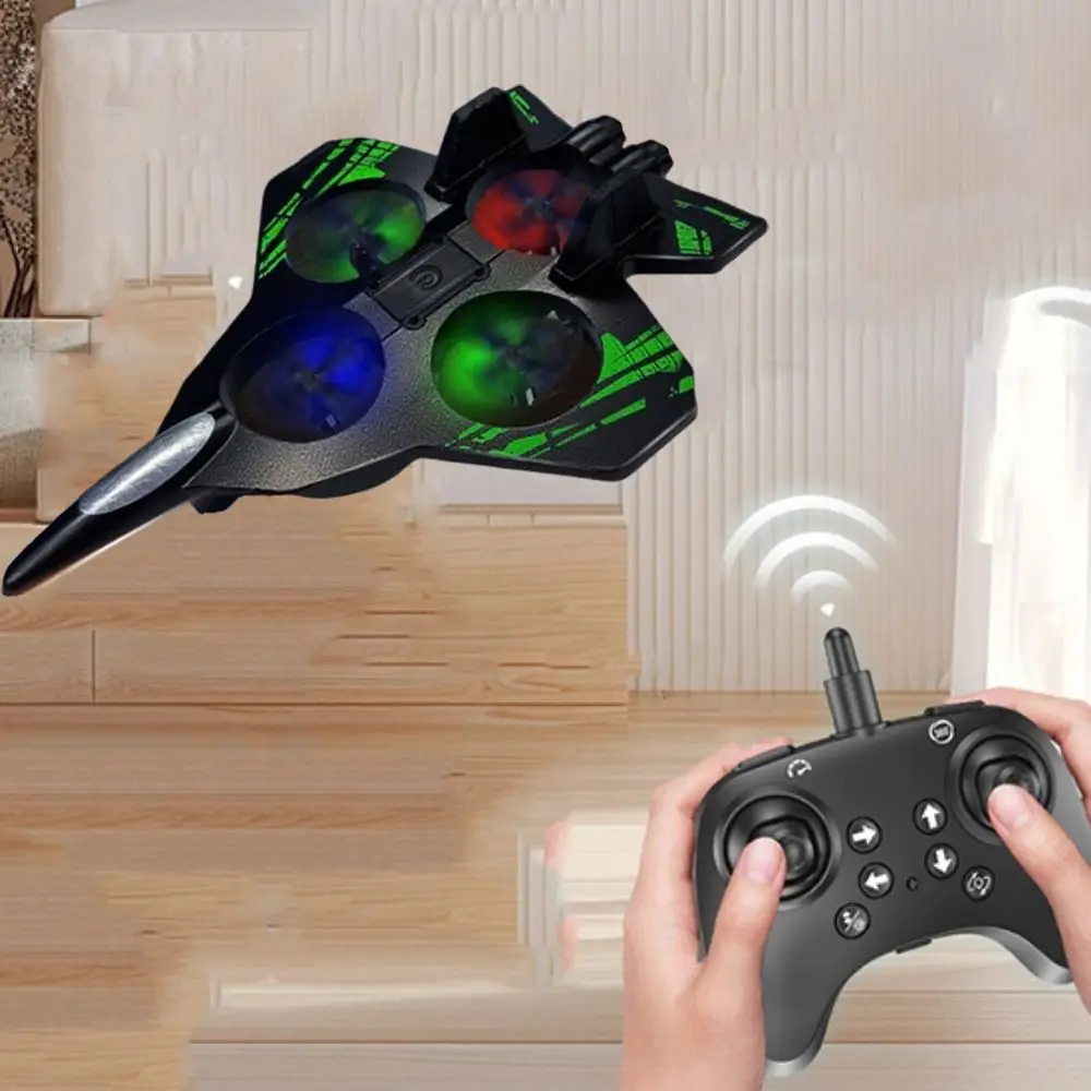 

Пенопластовый истребитель из пенопласта EPP с дистанционным управлением, перезаряжаемый 2,4G, трюк, четырехмоторный вертолет, прочный с подсветкой, радиоуправляемый реактивный самолет для хобби, подарки