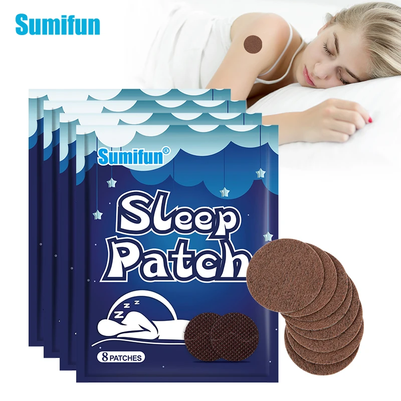 16/32pcs Sleep Patch Improve Insomnia Relieve Anxiety Decompression Headache Neurasthenia Soothing Sticker Body Relax Plaster