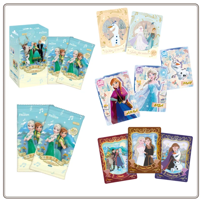 New Original Card.fun Disney Frozen Collection Card Platinum Edition Journey Song Card Anime Anna Elsa Collection Card in Stock