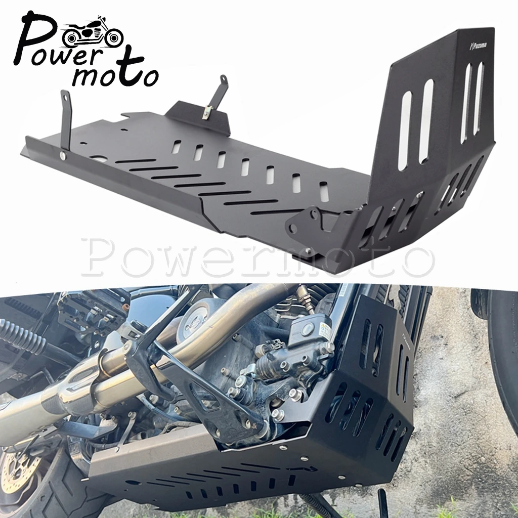 Motorcycle Skid Plate Engine Spoiler Chassis Cover For Harley Softail Standard Sport Glide Heritage Classic Street Bob 2018-2023