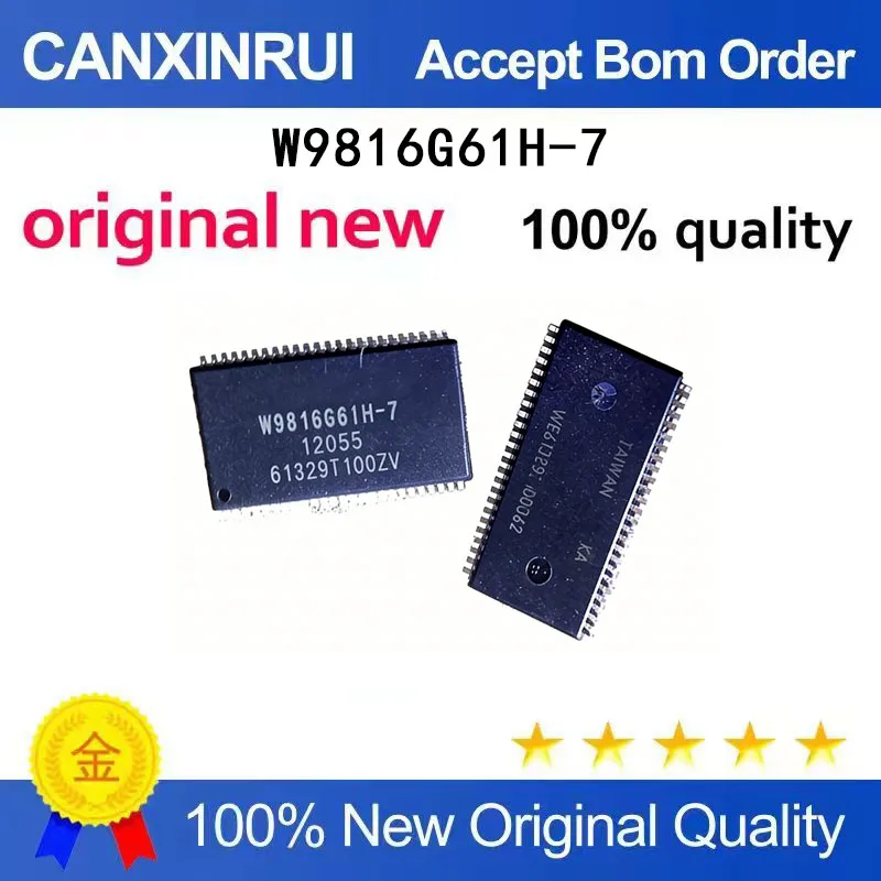 

(5-100 Pieces) Brand new original W9816G6IH-7 W9816G61H-7 TSSOP spot chip