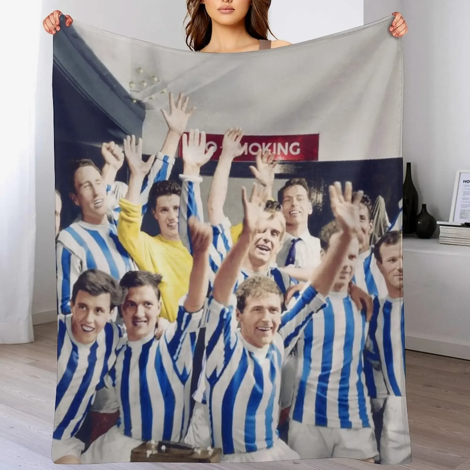 

Kilmarnock winners Throw Blanket Soft Solid Color Blanket for Couch Bed