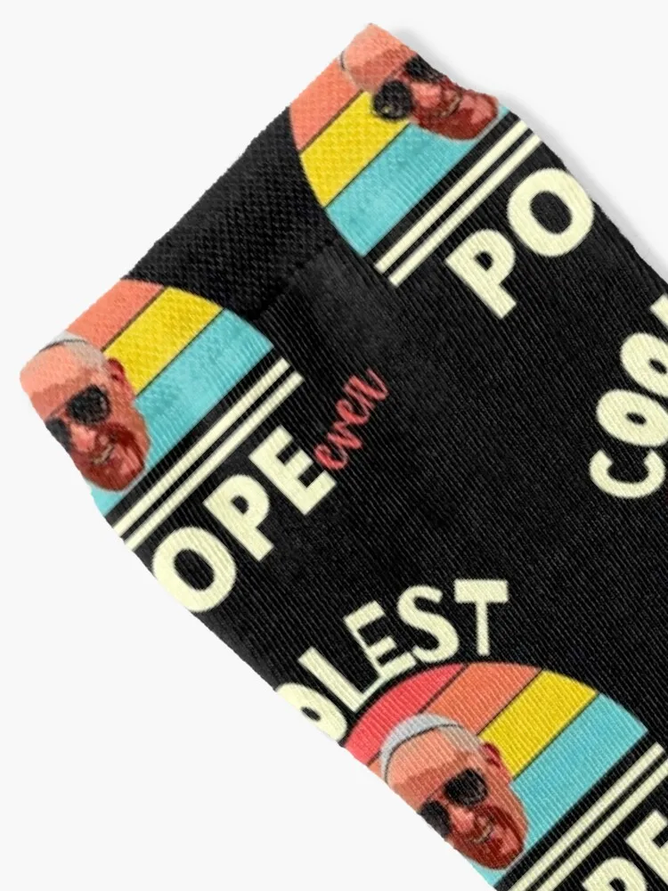 Coolste Paus Ooit, Papa Francesco Sokken Verwarmde Run Geschenken Designer Man Sokken Dames