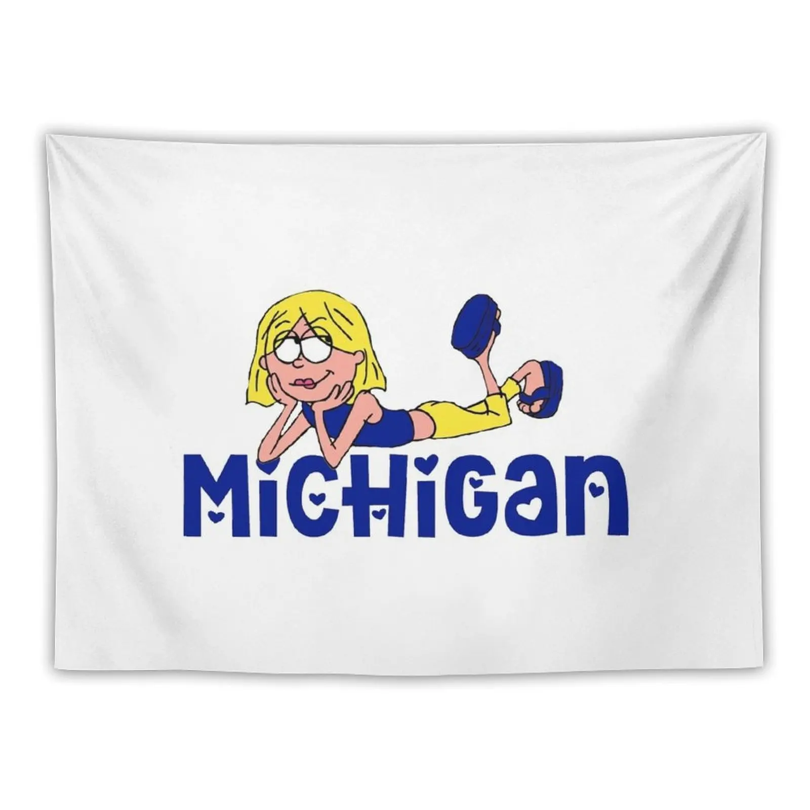 Lizzie McGuire Michigan Tapestry Wall Hanging Outdoor Decoration Room Decor Cute Tapestry