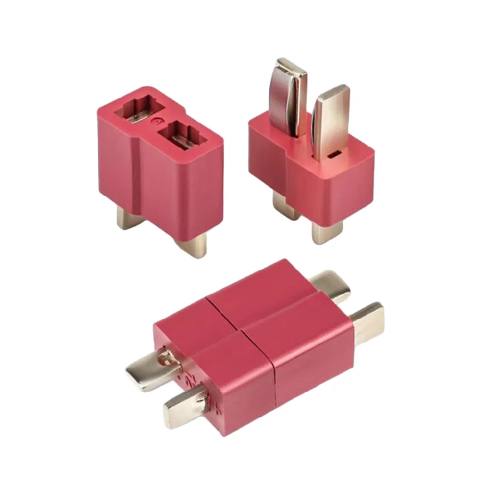 

10Pair AM1015-M/F Anti-skidding Plug T Style Connector Female/Male 500V 20A Charging Plug for RC Lipo Battery ESC RC Helicopter