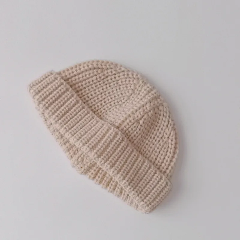 2024 Baby Knit Hat for Boys Girls Autumn Winter Warm Kids Beanie Adult Children Knit Cap Newborn Kids Caps Elastic Bonnet