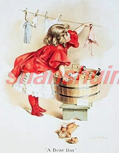 Poster Discount Ivory SOAP Girl Vintage Metal Sign Laundry Art Tin Dolls, 8X12 sign