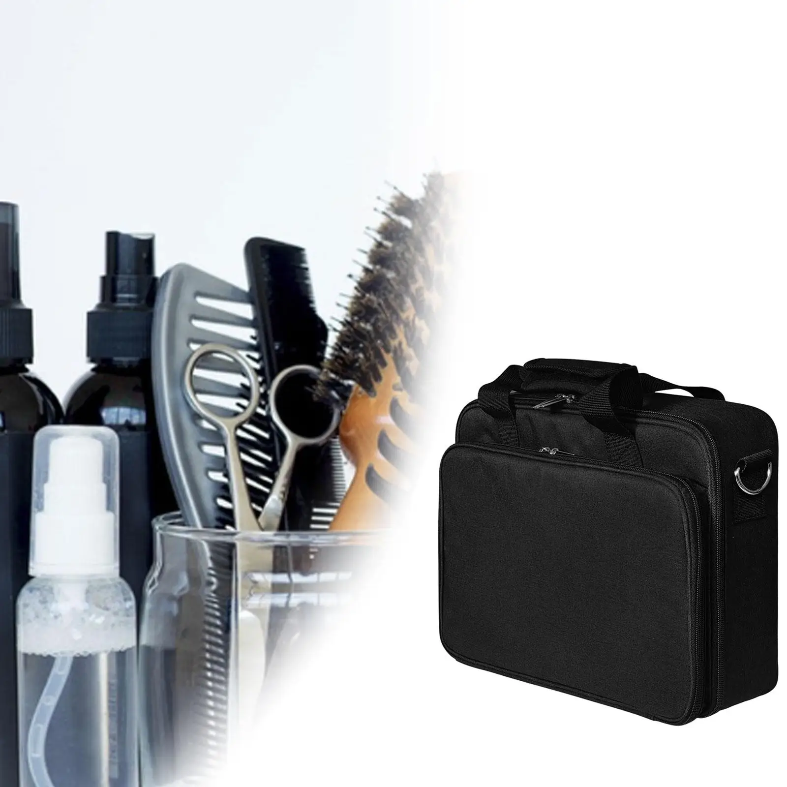 

Hairdressing Bag Salon Hair Styling Tool Storage Bag for Hair Clips Grooming