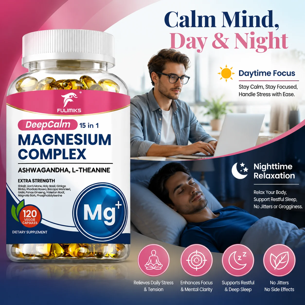 DeepCalm 15'i 1 Arada Kapsülle - Magnesium Glycinate Capsule incelemesi ve fiyatı