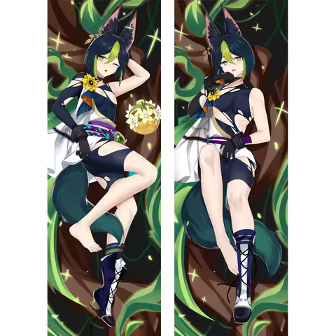 Dakimakura Anime Tighnari (Genshin Impact) Pillowcase Double-sided Print Hugging Body Bed Pillow Cover Case Dropshipping