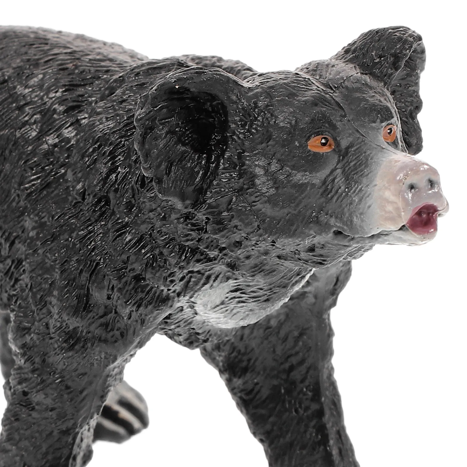 

Пластиковая фигурка черного медведя, имитация дикого животного, декоративное украшение для дома, офиса, спальни, рабочего стола, подарок