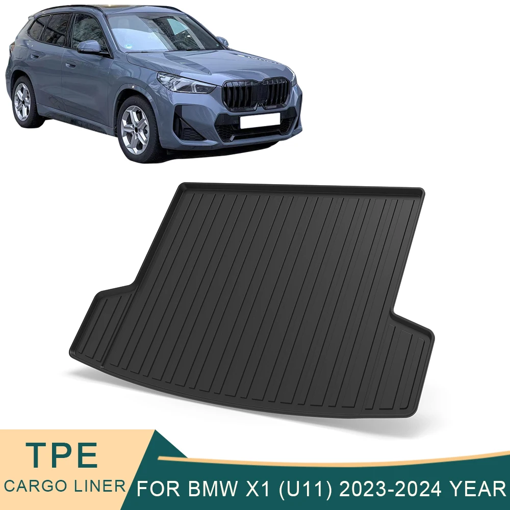 

For BMW X1 iX1 U11 2023-2024 Car Cargo Liner All-Weather TPE Non-slip Trunk Mats Waterproof Boot Tray Trunk Carpet Accessories