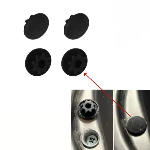 4pcs Screw Cap Covers For Smev Dometic Black Cog Sink Hob Cooker Silicone Rubber Motorhome Caravan RV Parts